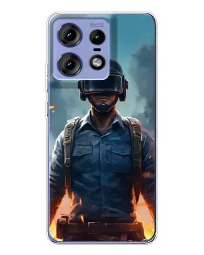 Чехол для Motorola Edge 50 Pro с картинкой «PUBG — реалистичный герой» Чехол для Motorola Edge 50 Pro с картинкой «PUBG — реалистичный герой»