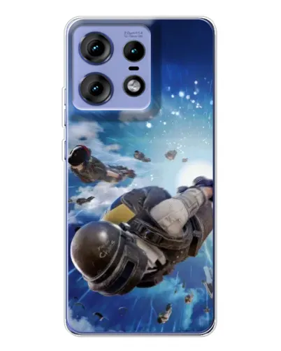 Чехол для Motorola Edge 50 Pro с картинкой «Десант PUBG — прыжок» Чехол для Motorola Edge 50 Pro с картинкой «Десант PUBG — прыжок»