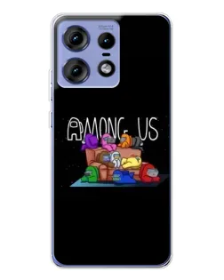 Чехол для Motorola Edge 50 Pro с картинкой «Логотип Among Us» Чехол для Motorola Edge 50 Pro с картинкой «Логотип Among Us»
