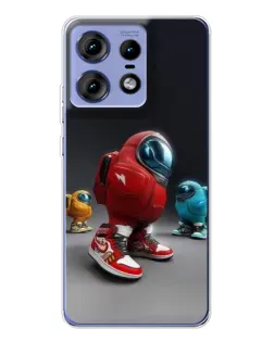 Чохол для Motorola Edge 50 Pro з картинкою «Among Us — 3D стиль» Чохол для Motorola Edge 50 Pro з картинкою «Among Us — 3D стиль»