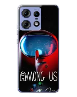 Чохол для Motorola Edge 50 Pro з картинкою «Червоний імпостер — макро» Чохол для Motorola Edge 50 Pro з картинкою «Червоний імпостер — макро»
