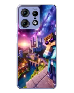 Чохол для Motorola Edge 50 Pro з картинкою «Стів та космос» Чохол для Motorola Edge 50 Pro з картинкою «Стів та космос»