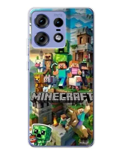 Чохол для Motorola Edge 50 Pro з картинкою «Замок Minecraft» Чохол для Motorola Edge 50 Pro з картинкою «Замок Minecraft»