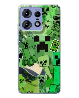 Чохол для Motorola Edge 50 Pro з картинкою «Кріпери Minecraft» Чохол для Motorola Edge 50 Pro з картинкою «Кріпери Minecraft»