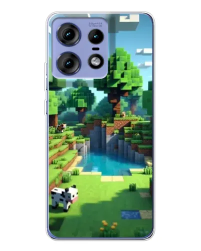 Чехол для Motorola Edge 50 Pro с картинкой «Minecraft летний день» Чехол для Motorola Edge 50 Pro с картинкой «Minecraft летний день»