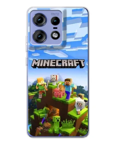 Чехол для Motorola Edge 50 Pro с картинкой «Minecraft классический мир» Чехол для Motorola Edge 50 Pro с картинкой «Minecraft классический мир»