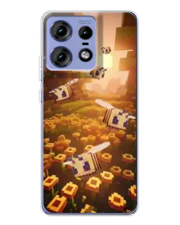 Чехол для Motorola Edge 50 Pro с картинкой «Поле подсолнухов»