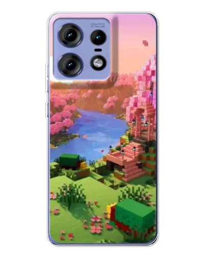 Чехол для Motorola Edge 50 Pro с картинкой «Розовое дерево Minecraft» Чехол для Motorola Edge 50 Pro с картинкой «Розовое дерево Minecraft»