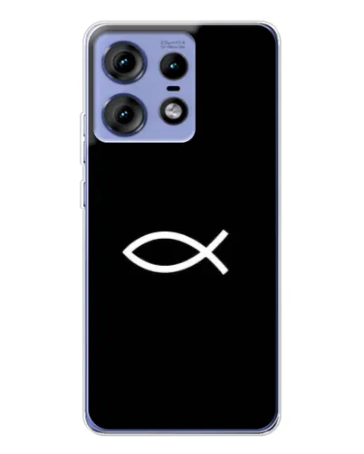 Чехол для Motorola Edge 50 Pro с картинкой «Символ рыбы Jesus» Чехол для Motorola Edge 50 Pro с картинкой «Символ рыбы Jesus»