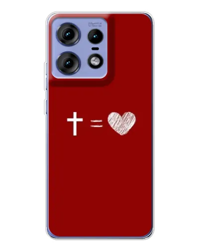 Чехол для Motorola Edge 50 Pro с картинкой «Уравнение любви» Чехол для Motorola Edge 50 Pro с картинкой «Уравнение любви»