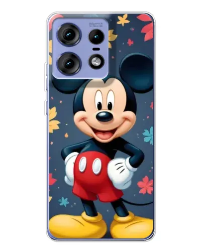 Чехол для Motorola Edge 50 Pro с картинкой «Осенний Mickey Mouse»