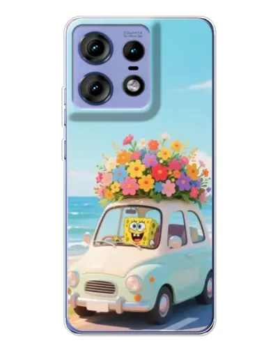 Чехол для Motorola Edge 50 Pro с картинкой «Автомобильное путешествие»