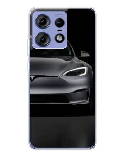 Чехол для Motorola Edge 50 Pro с картинкой «Tesla Model S Look» Чехол для Motorola Edge 50 Pro с картинкой «Tesla Model S Look»