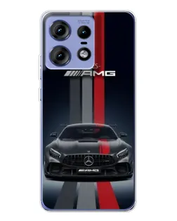 Чехол для Motorola Edge 50 Pro с картинкой «Mercedes — белый карбон» Чехол для Motorola Edge 50 Pro с картинкой «Mercedes — белый карбон»
