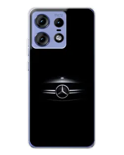 Чехол для Motorola Edge 50 Pro с картинкой «Mercedes — абстрактные линии»