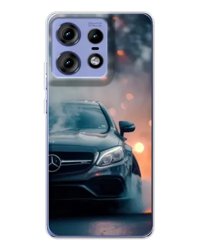 Чехол для Motorola Edge 50 Pro с картинкой «Mercedes — ночной город» Чехол для Motorola Edge 50 Pro с картинкой «Mercedes — ночной город»