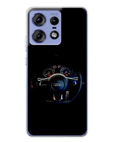 Чехол для Motorola Edge 50 Pro с картинкой «Салон Audi — руль» Чехол для Motorola Edge 50 Pro с картинкой «Салон Audi — руль»