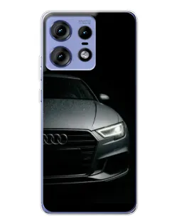 Чехол для Motorola Edge 50 Pro с картинкой «Audi — детализация кузова»