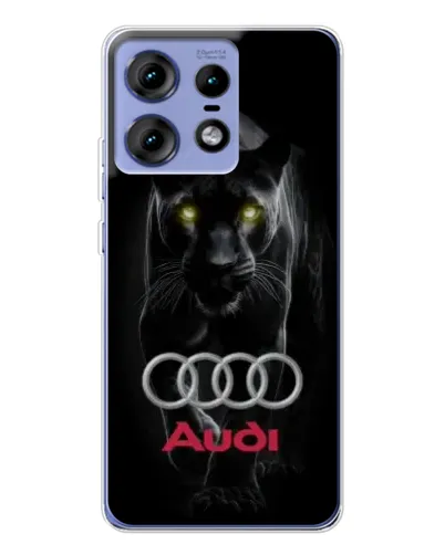 Чехол для Motorola Edge 50 Pro с картинкой «Пантера и Audi» Чехол для Motorola Edge 50 Pro с картинкой «Пантера и Audi»