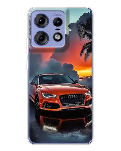 Чехол для Motorola Edge 50 Pro с картинкой «Audi — закат» Чехол для Motorola Edge 50 Pro с картинкой «Audi — закат»
