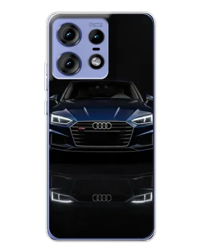 Чехол для Motorola Edge 50 Pro с картинкой «Audi — ночное отражение» Чехол для Motorola Edge 50 Pro с картинкой «Audi — ночное отражение»