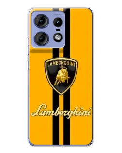Чехол для Motorola Edge 50 Pro с картинкой «Lamborghini Stripe желтый» Чехол для Motorola Edge 50 Pro с картинкой «Lamborghini Stripe желтый»