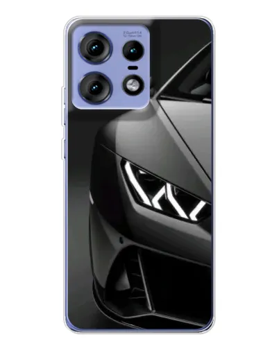 Чехол для Motorola Edge 50 Pro с картинкой «Lamborghini фары детализация»