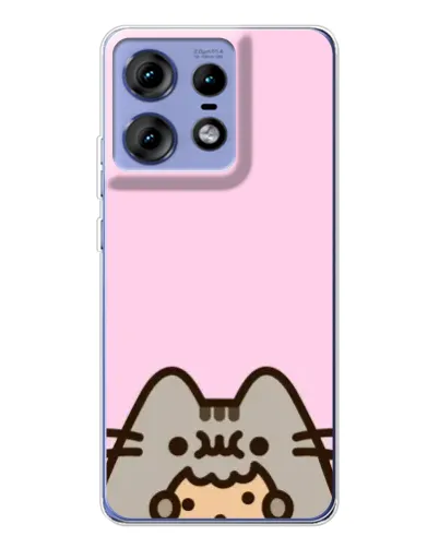 Чехол для Motorola Edge 50 Pro с картинкой «Pusheen и печенье» Чехол для Motorola Edge 50 Pro с картинкой «Pusheen и печенье»