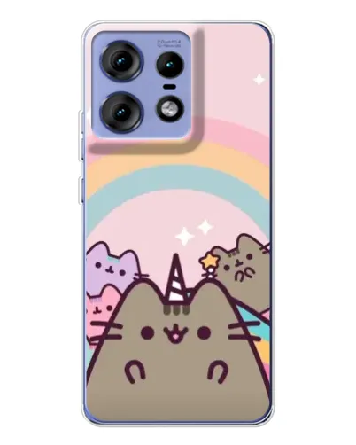 Чехол для Motorola Edge 50 Pro с картинкой «Единорог Pusheen» Чехол для Motorola Edge 50 Pro с картинкой «Единорог Pusheen»