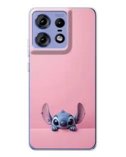 Чехол для Motorola Edge 50 Pro с картинкой «Stitch выглядывает»