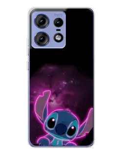 Чехол для Motorola Edge 50 Pro с картинкой «Неоновый Stitch»