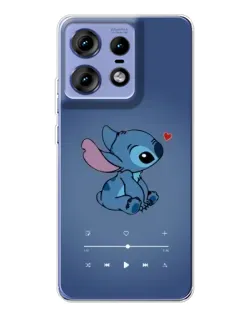 Чехол для Motorola Edge 50 Pro с картинкой «Музыкальный Stitch»
