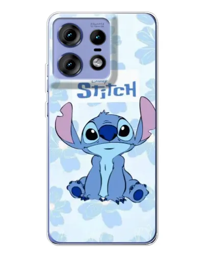 Чехол для Motorola Edge 50 Pro с картинкой «Stitch среди цветов» Чехол для Motorola Edge 50 Pro с картинкой «Stitch среди цветов»