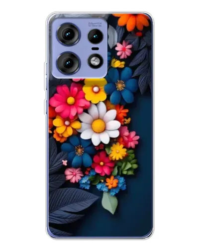 Чехол для Motorola Edge 50 Pro с картинкой «Цветочная феерия» Чехол для Motorola Edge 50 Pro с картинкой «Цветочная феерия»