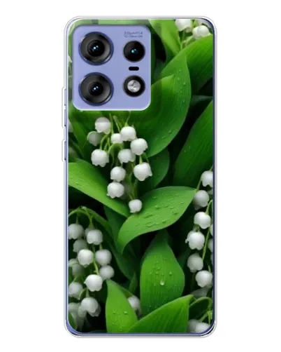 Чехол для Motorola Edge 50 Pro с картинкой «Ландыши в зелени» Чехол для Motorola Edge 50 Pro с картинкой «Ландыши в зелени»
