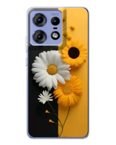Чехол для Motorola Edge 50 Pro с картинкой «Подсолнух и ромашка» Чехол для Motorola Edge 50 Pro с картинкой «Подсолнух и ромашка»