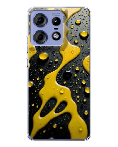 Чехол для Motorola Edge 50 Pro с картинкой «Жидкое желтое золото» Чехол для Motorola Edge 50 Pro с картинкой «Жидкое желтое золото»
