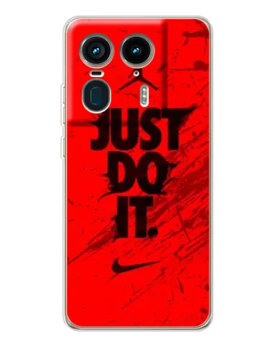 Чехол для Motorola Edge 50 Ultra с картинкой «Nike Just Do It» Чехол для Motorola Edge 50 Ultra с картинкой «Nike Just Do It»