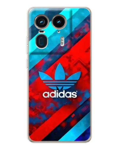 Чехол для Motorola Edge 50 Ultra с картинкой «Абстракция Adidas»