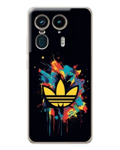 Чехол для Motorola Edge 50 Ultra с картинкой «Adidas Splash»