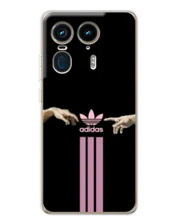 Чохол для Motorola Edge 50 Ultra з картинкою «Adidas Hands» Чохол для Motorola Edge 50 Ultra з картинкою «Adidas Hands»