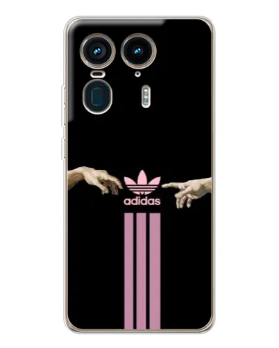 Чехол для Motorola Edge 50 Ultra с картинкой «Adidas Hands»