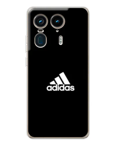 Чехол для Motorola Edge 50 Ultra с картинкой «Adidas Red Style»