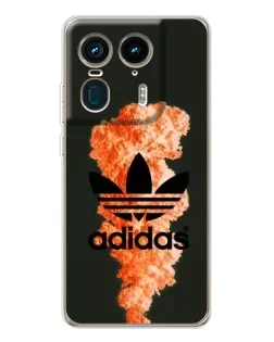 Чохол для Motorola Edge 50 Ultra з картинкою «Помаранчевий дим Adidas» Чохол для Motorola Edge 50 Ultra з картинкою «Помаранчевий дим Adidas»