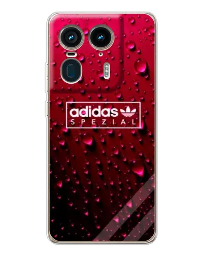 Чехол для Motorola Edge 50 Ultra с картинкой «Adidas Gold Marble»