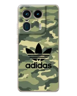 Чохол для Motorola Edge 50 Ultra з картинкою «Мілітарі стиль Adidas» Чохол для Motorola Edge 50 Ultra з картинкою «Мілітарі стиль Adidas»