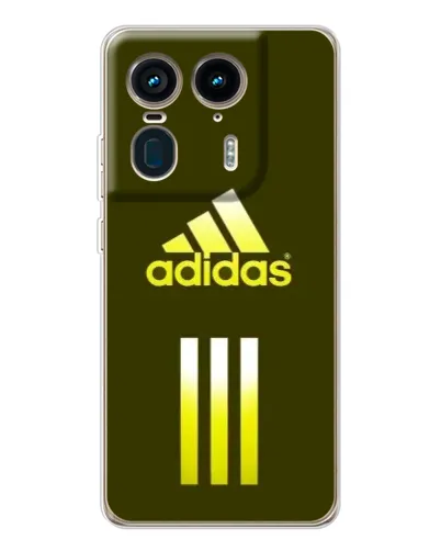 Чехол для Motorola Edge 50 Ultra с картинкой «Оливковый градиент Adidas»