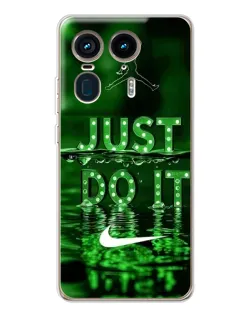 Чехол для Motorola Edge 50 Ultra с картинкой «Зеленый неоновый Nike» Чехол для Motorola Edge 50 Ultra с картинкой «Зеленый неоновый Nike»