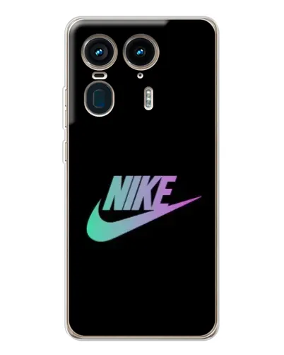 Чехол для Motorola Edge 50 Ultra с картинкой «Nike — городская ночь»