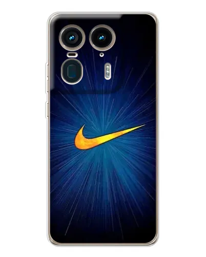 Чехол для Motorola Edge 50 Ultra с картинкой «Синий пульс Nike» Чехол для Motorola Edge 50 Ultra с картинкой «Синий пульс Nike»